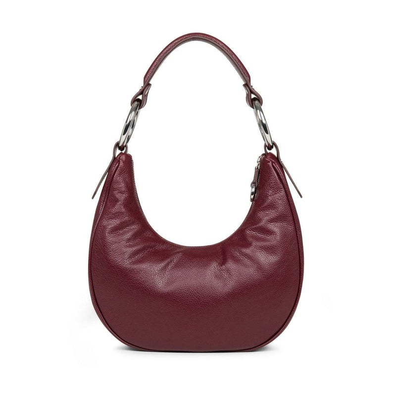 Sac Hobo Zippé Handle First - Bordeaux
