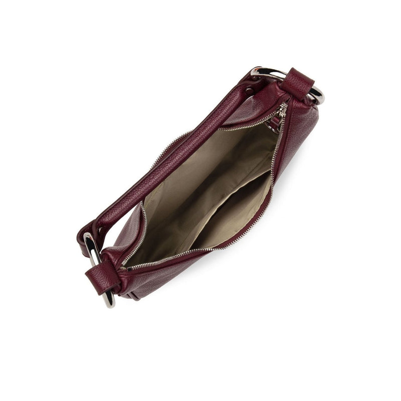 Sac Hobo Zippé Handle First - Bordeaux