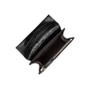 Sac Trotteur A Rabat Avec Fermoir Muse Exotic - Noir Croco