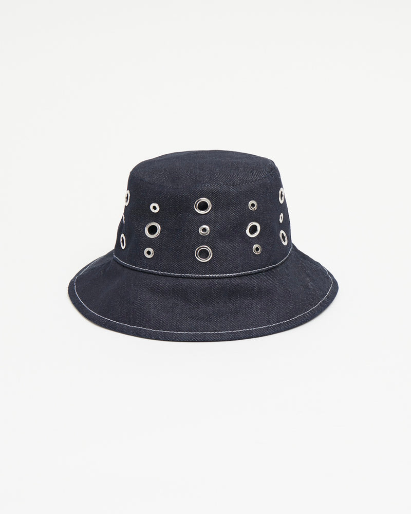 Slick Raw Denim Bucket Hat