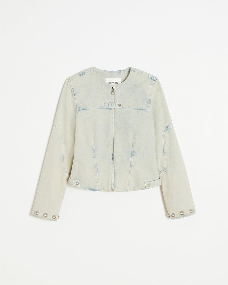 Grier Washed Denim Motorcycle