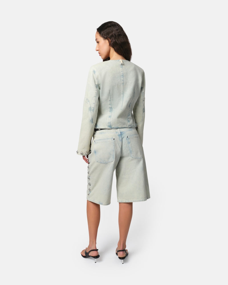 Grier Washed Denim Motorcycle