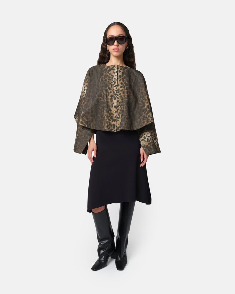 Quinn Leopard Cape