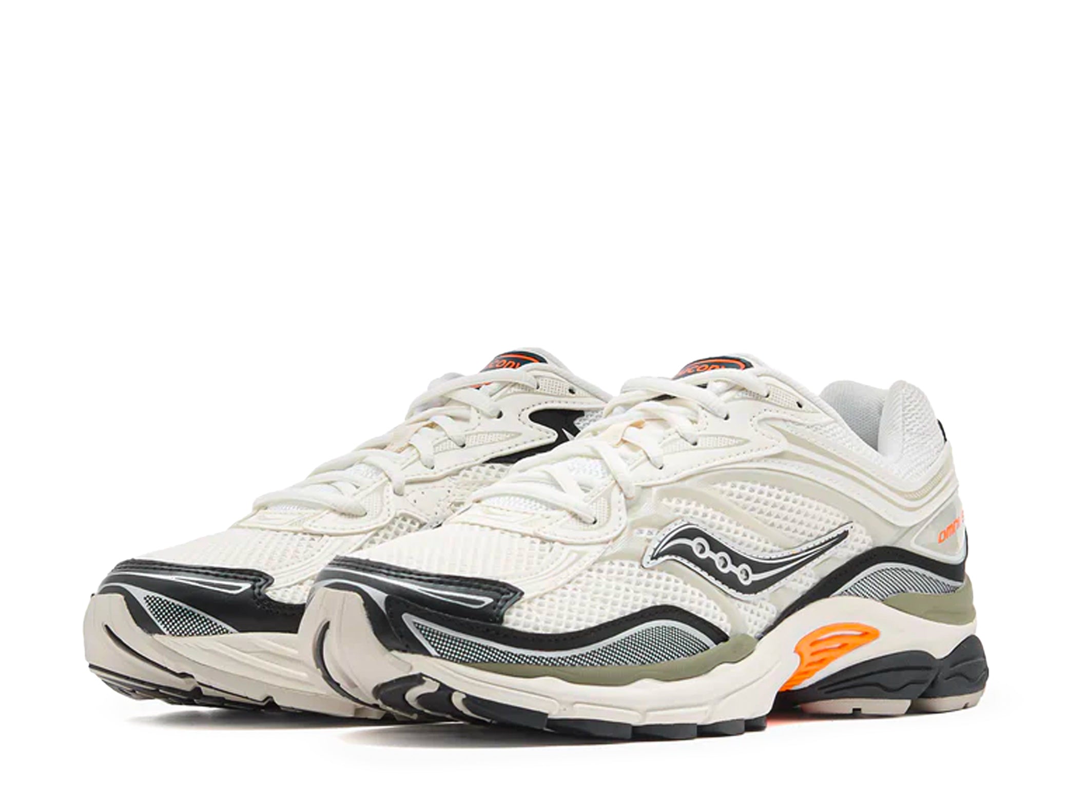 Saucony Progrid Omni 9 White Tumeric - Blanc;Orange