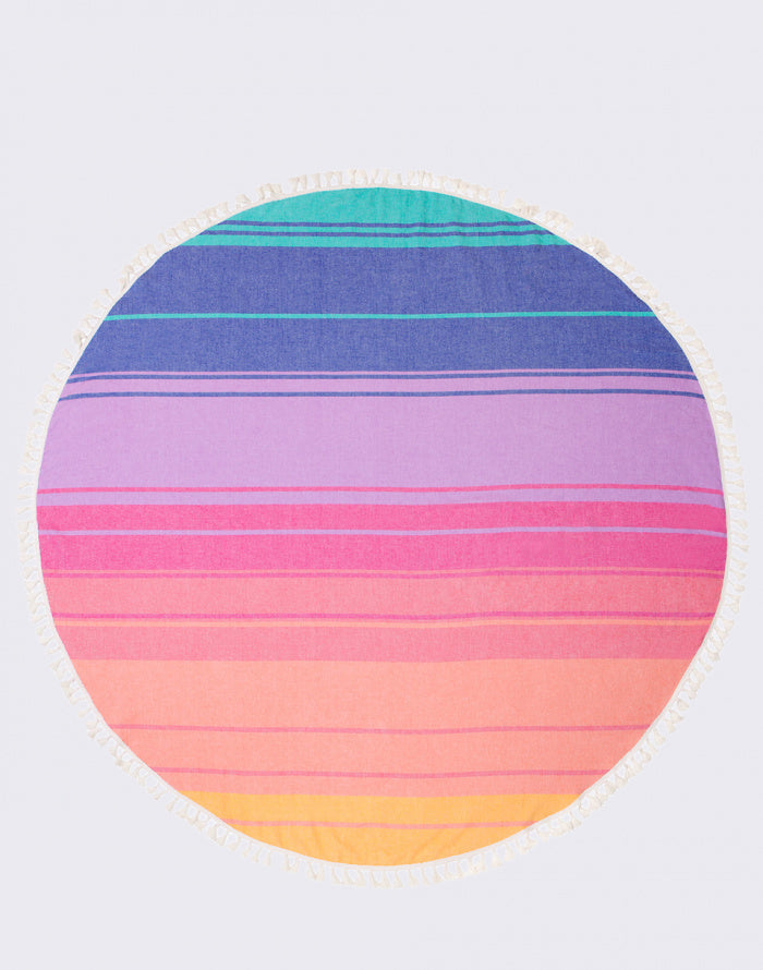 Serviette Ronde Fouta Navagio