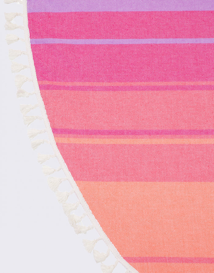 Serviette Ronde Fouta Navagio