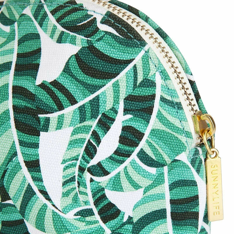 Bolsa de maquillaje de palma de plátano%#