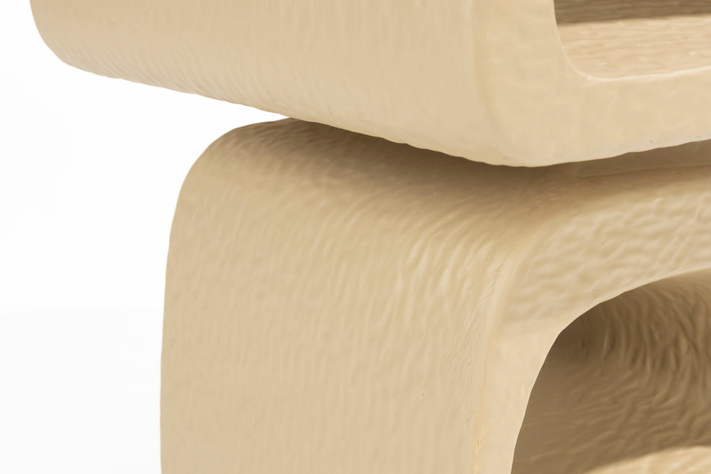 Eddy - Side Table - Resin - Beige