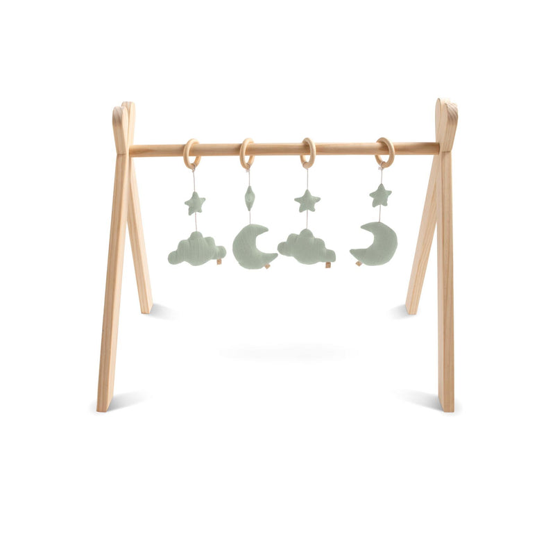 Arche D'Éveil Bois Avec 4 Jouets