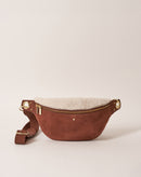 Sac Banane Nicole Sherpa Cognac