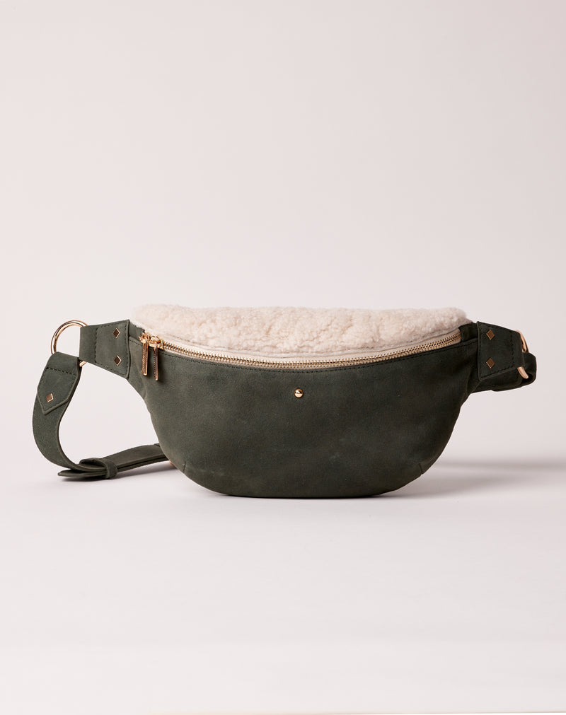 Sac Banane Nicole Sherpa - Kaki