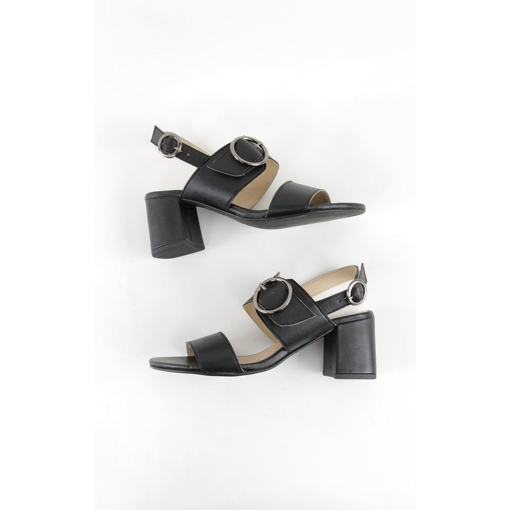 Sandales À Talon Sabrina - Noir - Manoukian