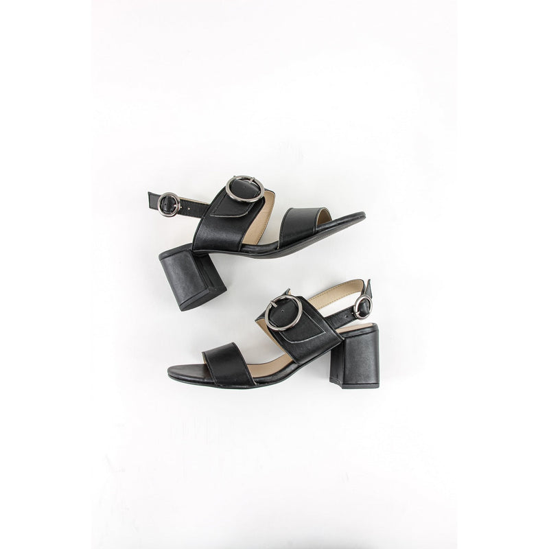 Nalaïm - Sandalias Tacón Sabrina - Negro - Manoukian