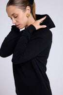 Sweat A Capuche Sabrina - Noir