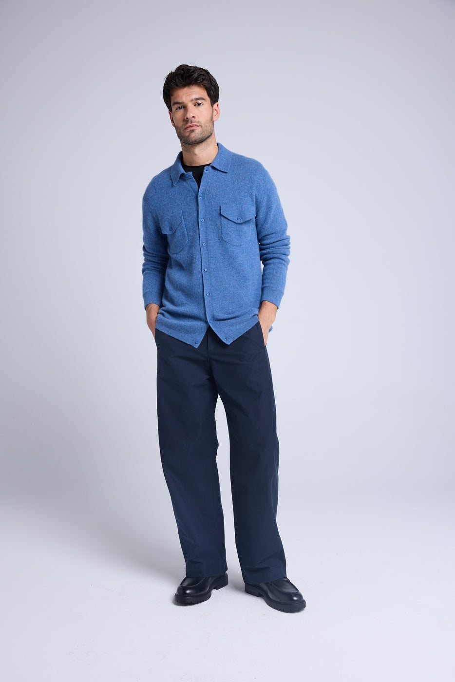 Camisa Sacha - Azul Tejano