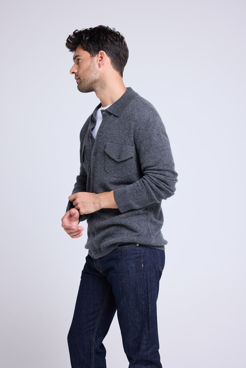 Chemise Sacha - Gris - Homme