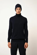 Pull Col Roulé 4 Fils - Sacha - Navy