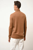 Pull Col Roulé 4 Fils - Sacha - Noisette