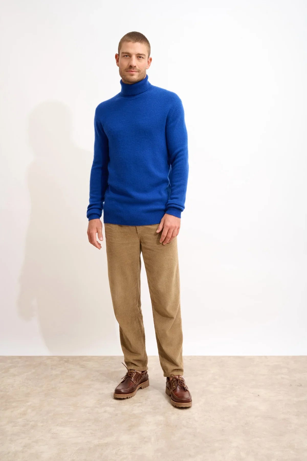 Roll-Neck Jumper 4-Ply - Sacha - Outremer