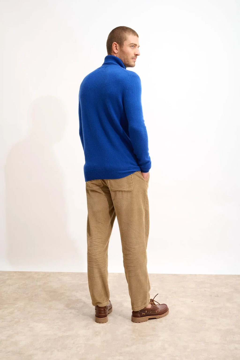 Roll-Neck Jumper 4-Ply - Sacha - Outremer