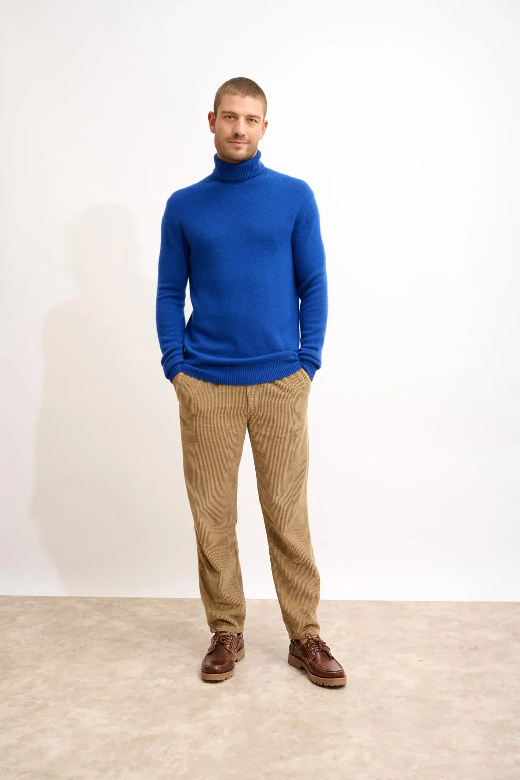 Roll-Neck Jumper 4-Ply - Sacha - Outremer