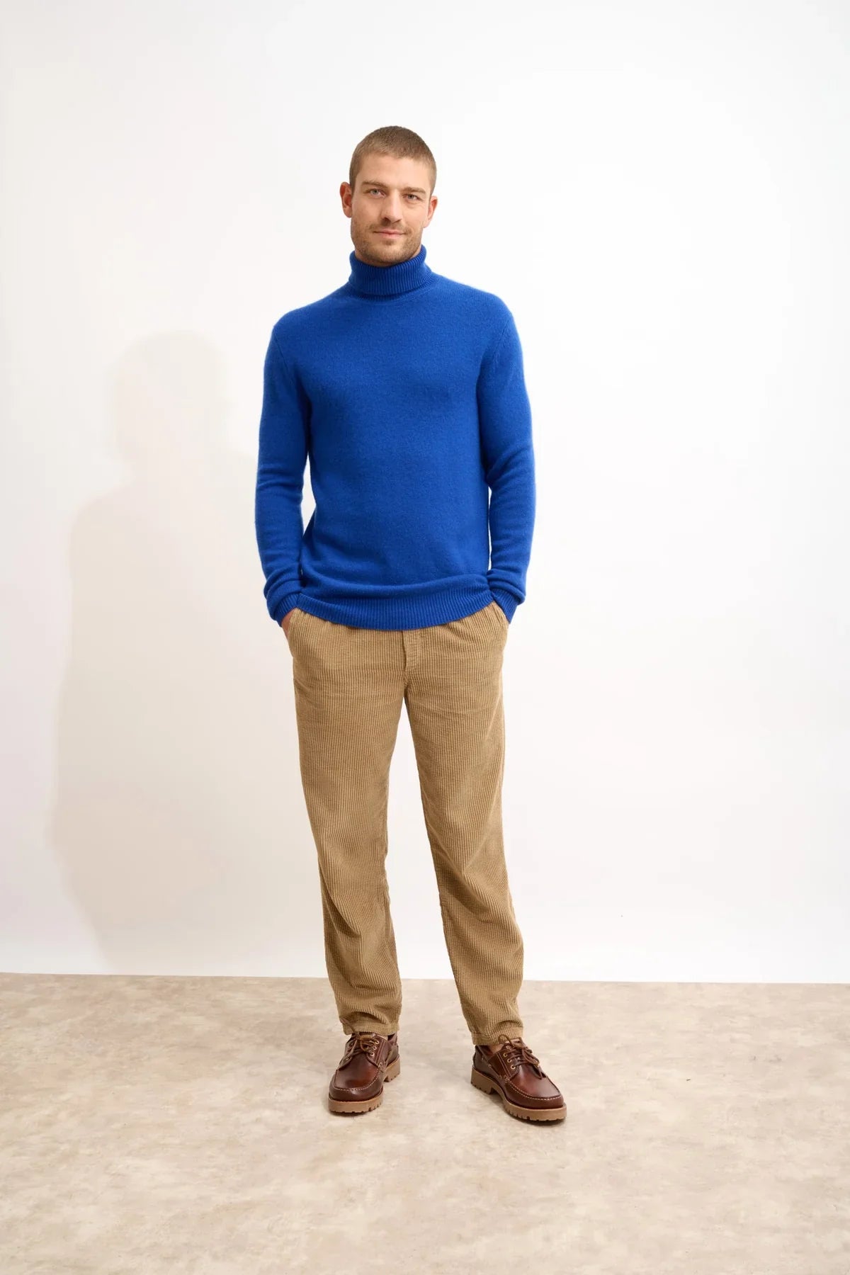 Roll-Neck Jumper 4-Ply - Sacha - Outremer