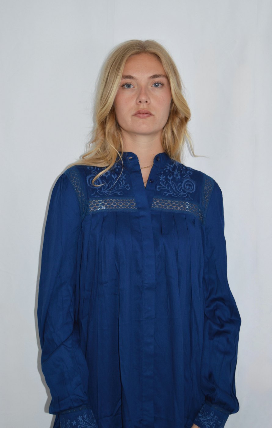 Sacrak Dress - Navy