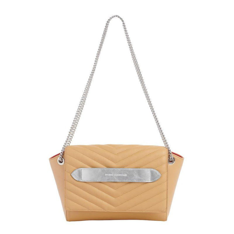 Villa Clara - Sac Chaîne Beige Savane Shoulder Bag Marie Martens 