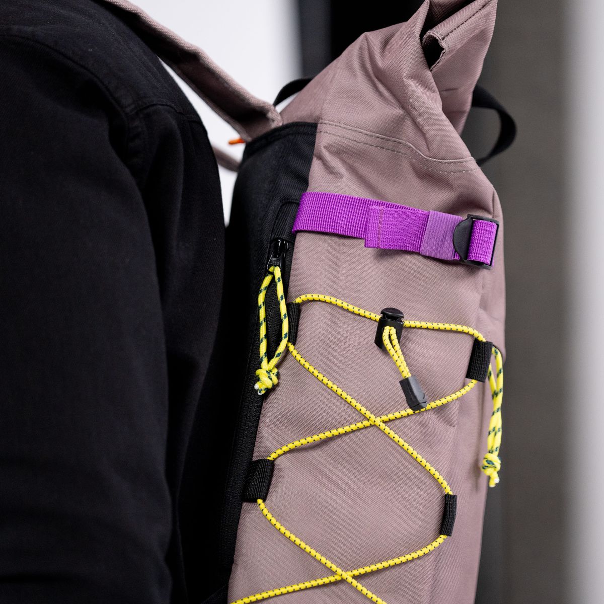 Mochila De 100% Poliéster Reciclado Roll-Top - Topo