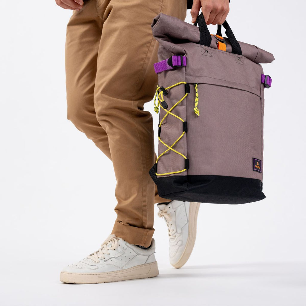 Mochila De 100% Poliéster Reciclado Roll-Top - Topo
