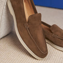 Mocassins L'Homme Sage Daim Café