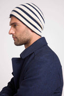 Bonnet Unisexe Sailor - Bleu Marine Blanc