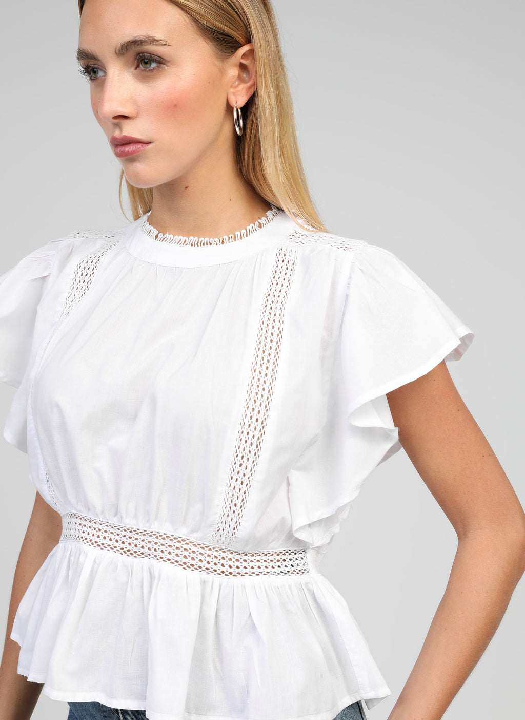 Blouse Salekina Blanc