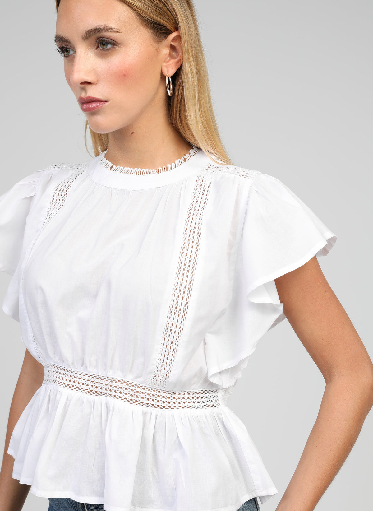 Blouse Salekina Blanc