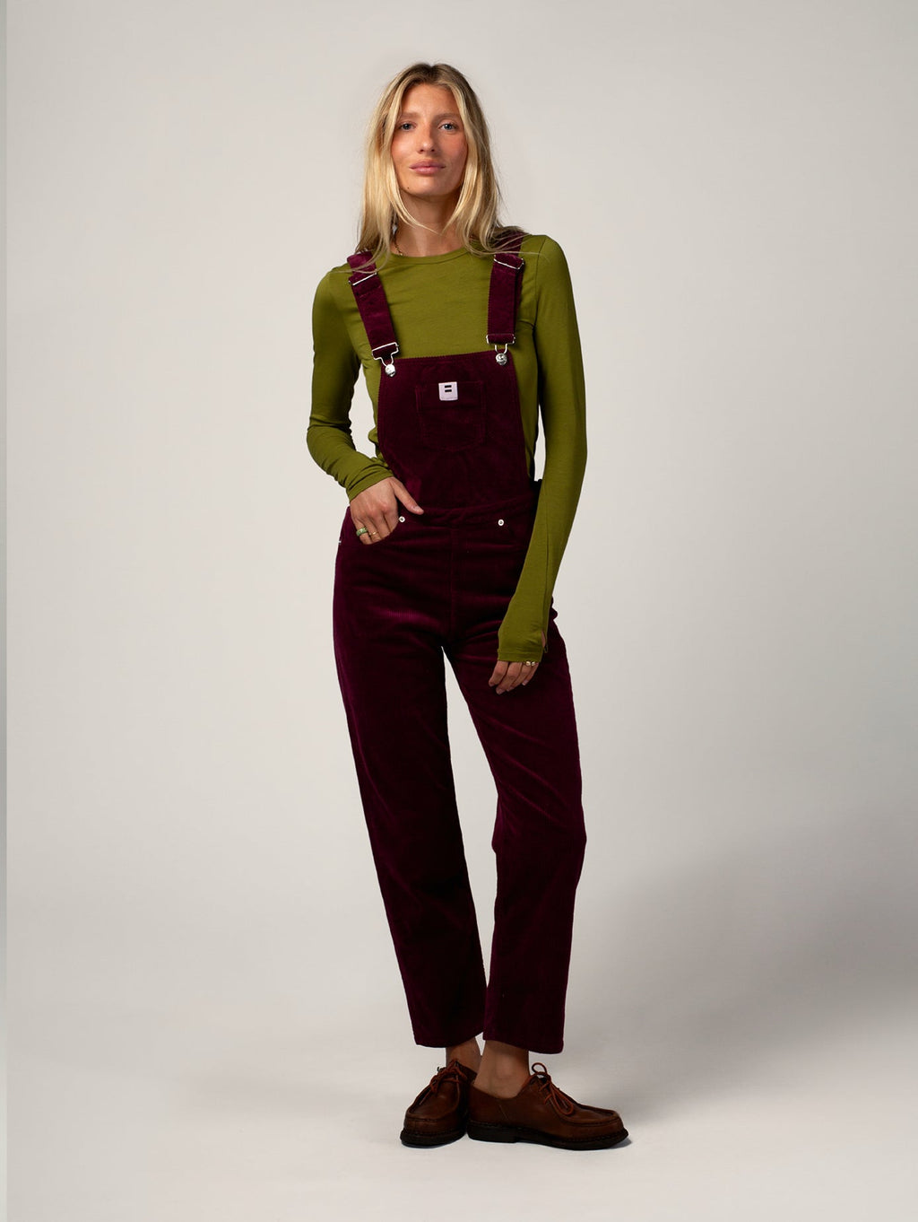 Salopette Mom Prune