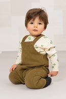 Salopette Homer Corderoy Vert Nutria