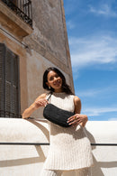 Sac Scarlett Raphia - Noir