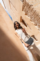 Sac Scarlett Raphia - Noir