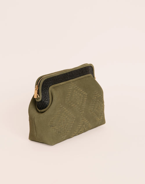 Pochette Lilas Olive