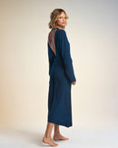 Robe Longue Sam - Bleu Gitane