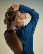 Robe Longue Sam - Bleu Gitane