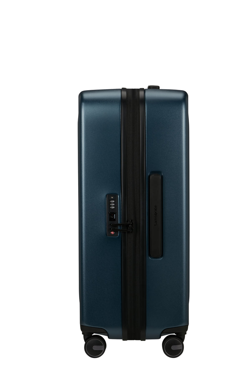 Fyrm Expandable 4-Wheel Suitcase for Medium-Length Trips - Steel Blue