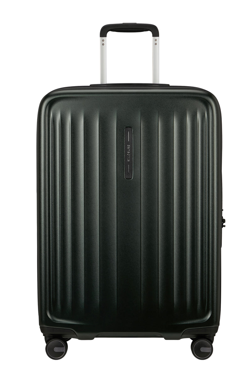 Valise Moyen Séjour Extensible À 4 Roues - Fyrm - Deep Green