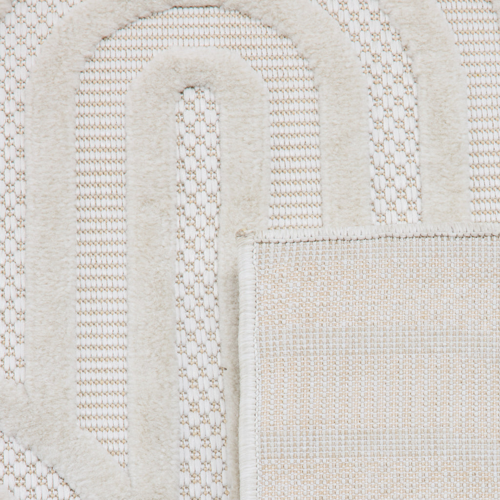 Tapis arc de cercle Blanc : SAN985BLA Nazar rugs