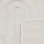 Tapis arc de cercle Blanc : SAN985BLA Nazar rugs