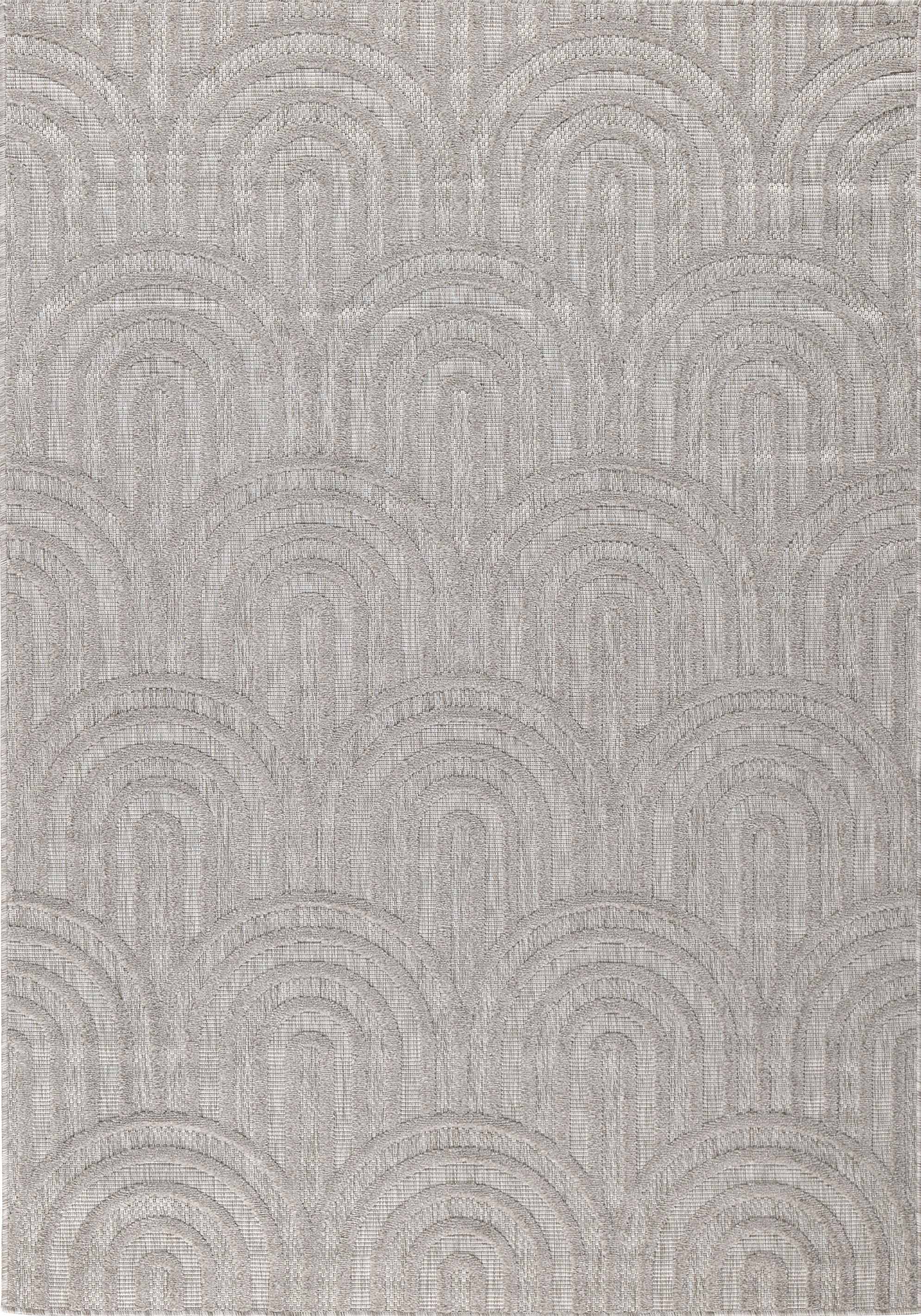 Alfombra interior y exterior SANTORINI 985 GRIS: SAN985GRI Alfombras Nazar