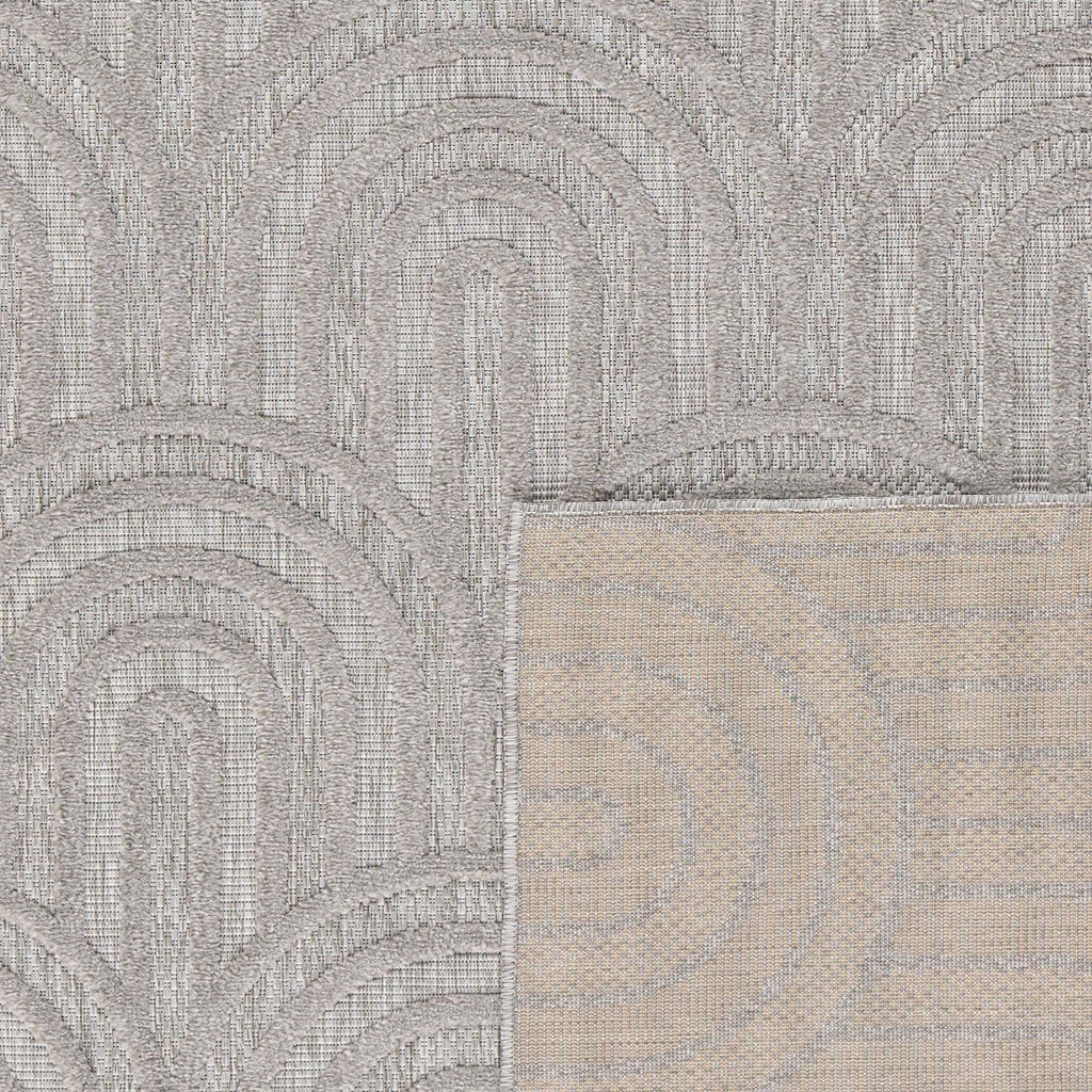 Alfombra interior y exterior SANTORINI 985 GRIS: SAN985GRI Alfombras Nazar