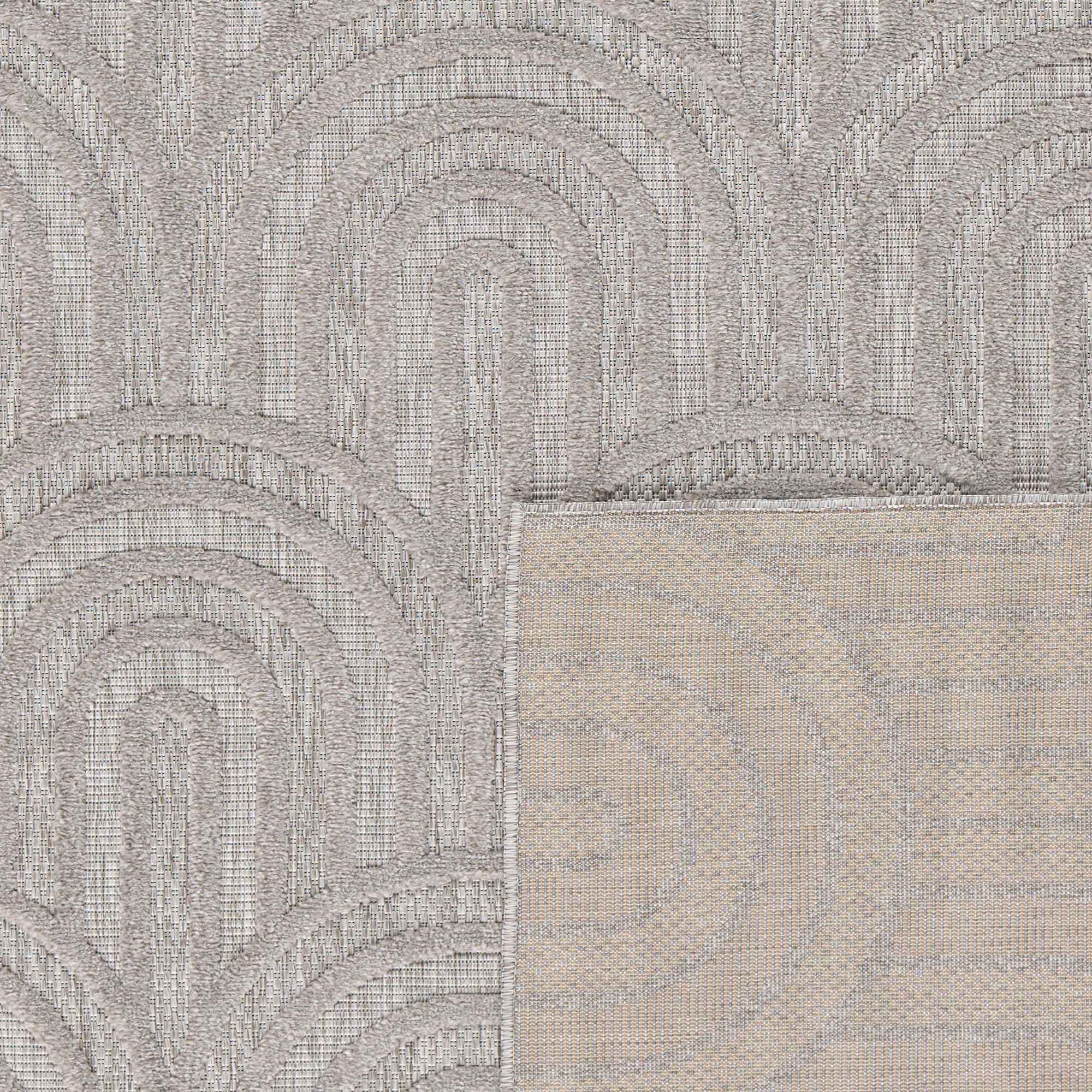 Alfombra interior y exterior SANTORINI 985 GRIS: SAN985GRI Alfombras Nazar