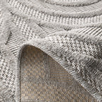 Alfombra interior y exterior SANTORINI 985 GRIS: SAN985GRI Alfombras Nazar