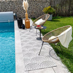 Alfombra interior y exterior SANTORINI 985 GRIS: SAN985GRI Alfombras Nazar